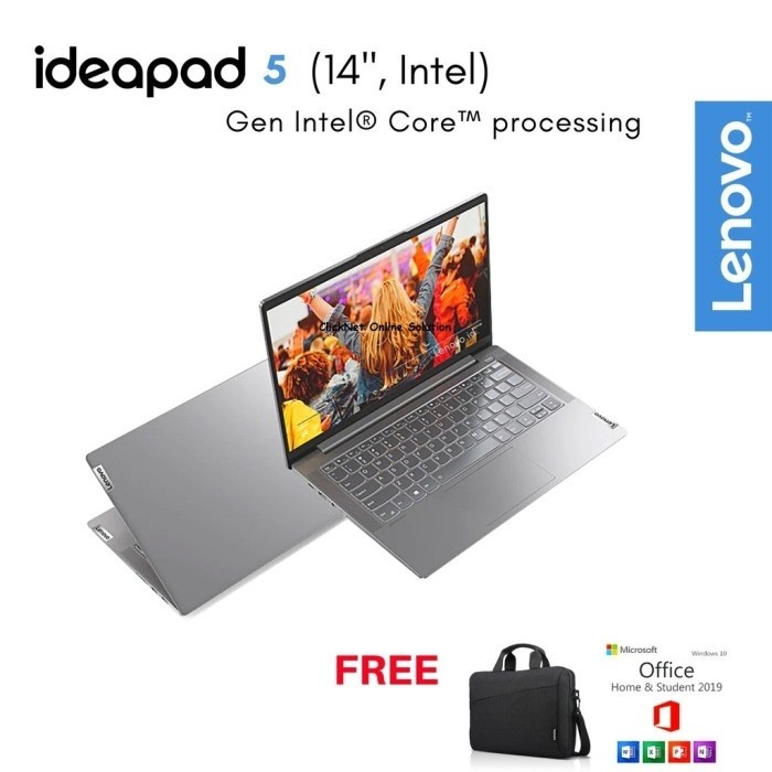 Jual Lenovo Ideapad Slim Itl I G Gb Ram Ssd Iris Xe Fhd