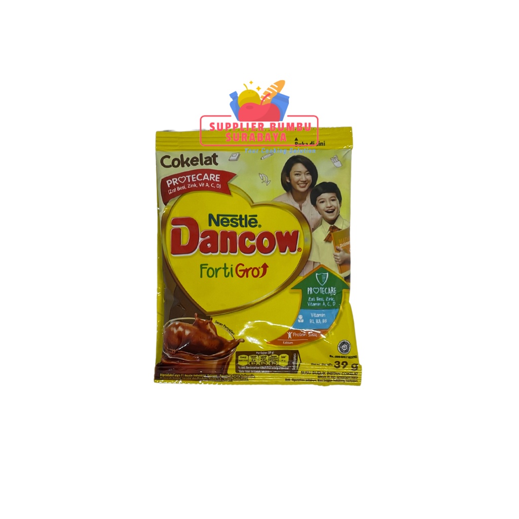 Jual Susu Dancow Fortigro Sachet Coklat 39g Shopee Indonesia