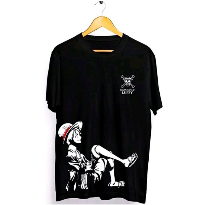 Jual Kaos One Piece Monkey D Luffy Kaos Jepang Motif Luffy Bajak Laut