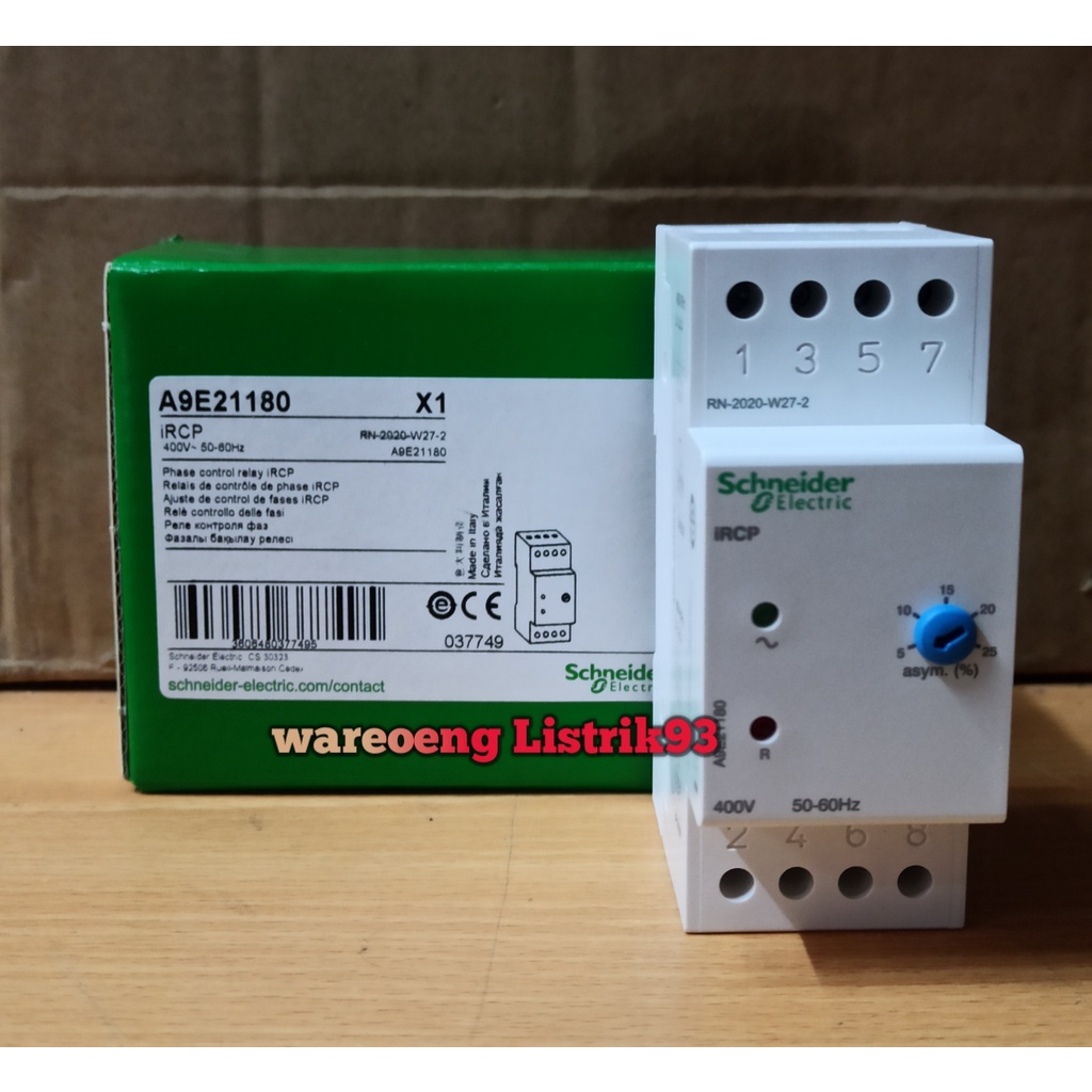 Jual Ircp Tcp Schneider Relay Phase Failur A E Original Shopee