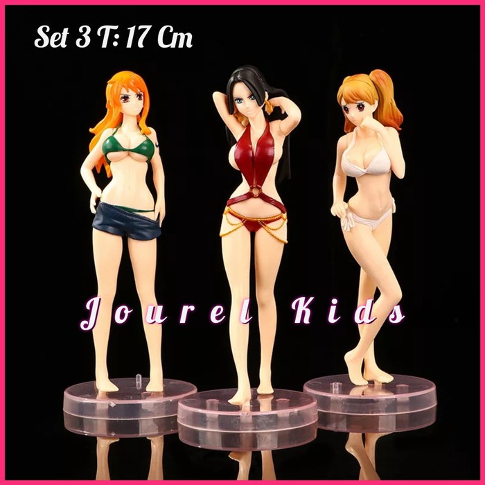 Jual Jk Action Figure One Piece Nami Boa Hancock Pudding Seksi Bikini