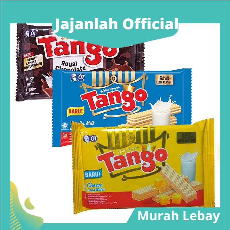 Jual TANGO WAFER RENYAH 47 GRAM SNACK CEMILAN LEZAT BERLAPIS KRIM