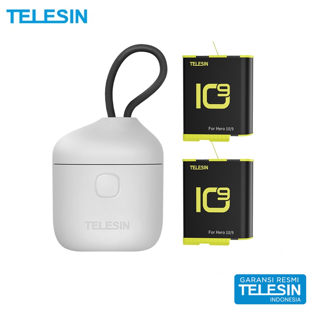 Jual Allin Telesin Triple Charger Kit Pack Battery For Gopro Hero