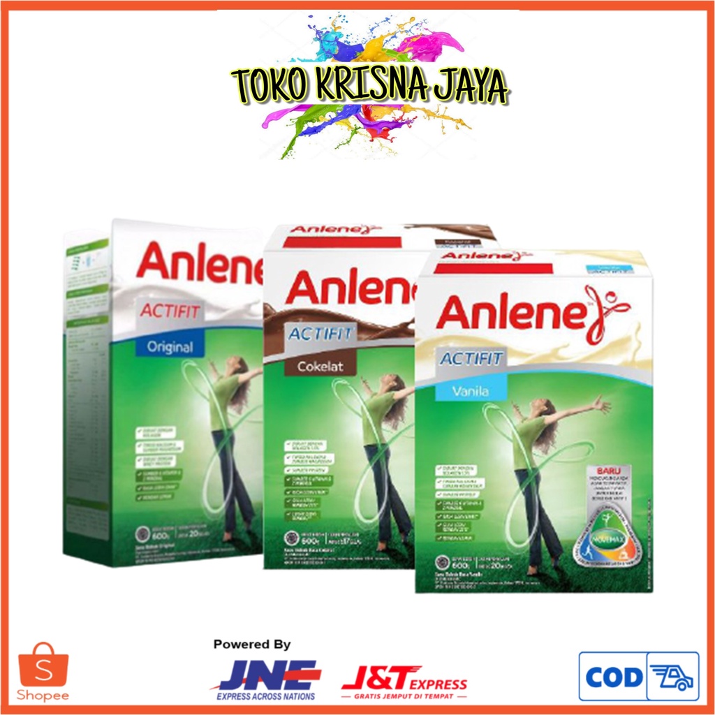 Jual Susu Anlene Activit Netto Gr Rasa Vanilla Cokelat Original