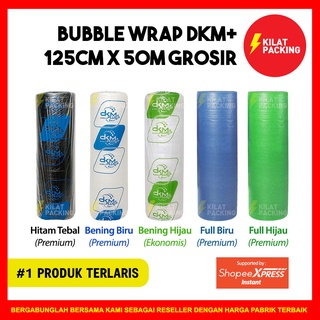 Jual PLASTIK BUBBLE WRAP 125CM X 50M BUBBLE WRAP DKM PLUS KUALITAS