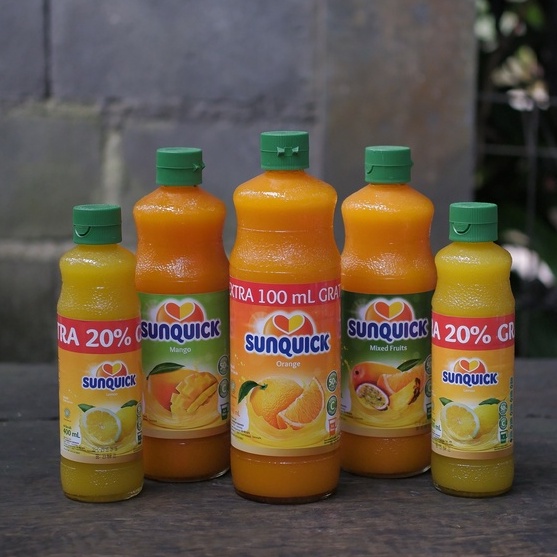 Jual Sunquick Mixed Fruits Sirup Squash Sari Buah Segar Asli Shopee