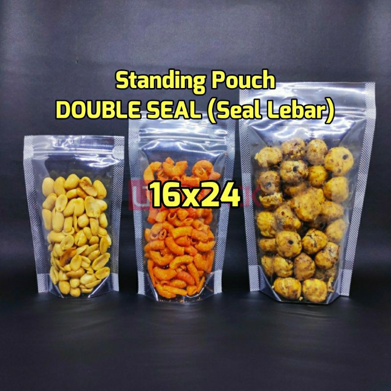 Plastik Standing Pouch X Cm Double Seal Lebar Pcs Shopee