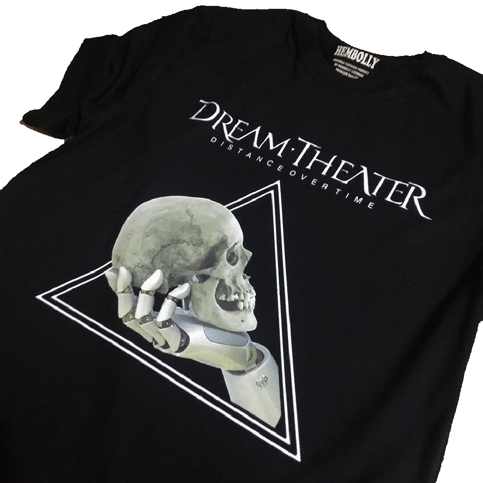 Jual Kaos Dream Theater Distance Over Time Kaos Band Musik Metal Rock