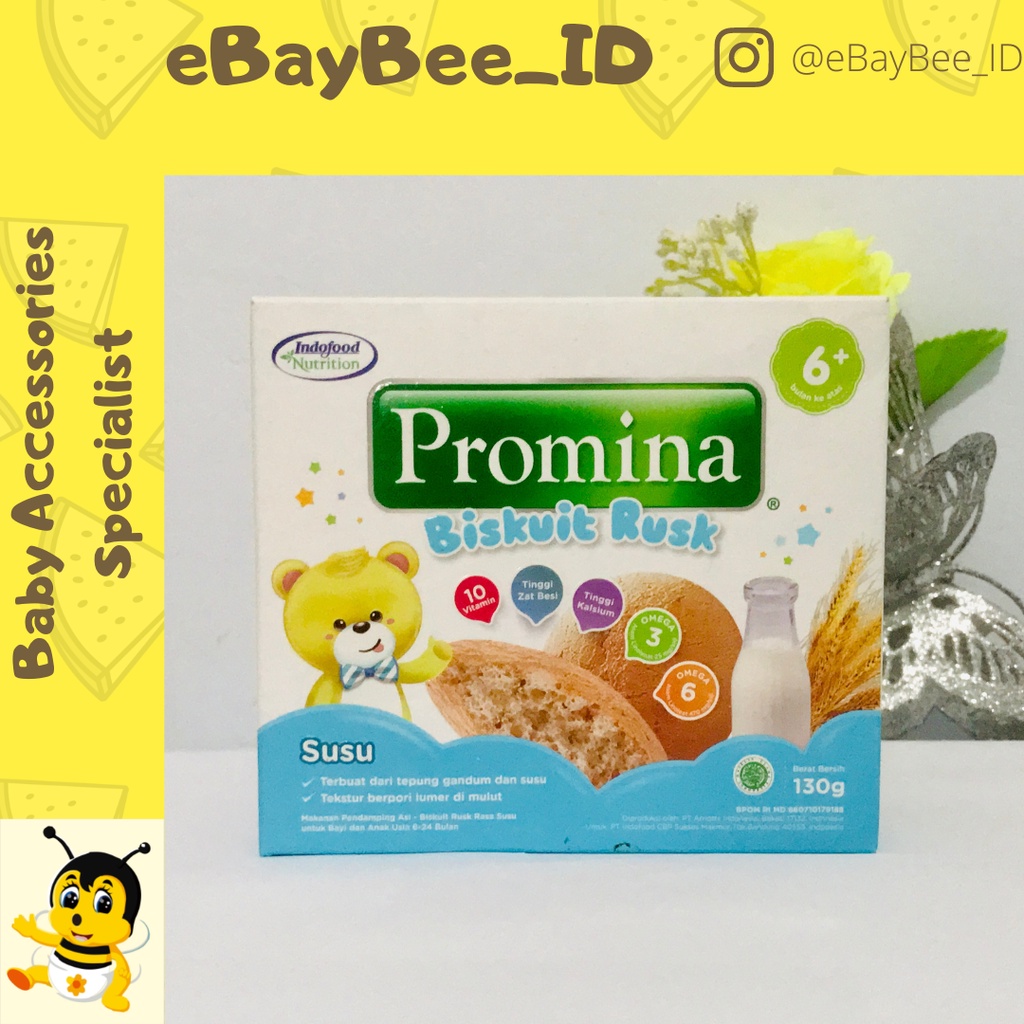 Jual Ebaybee Id Promina Baby Biscuit Rusk Susu G Cemilan Bayi