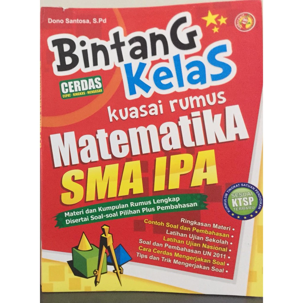 Jual Buku Bintang Kelas Kuasai Rumus Matematika Sma Ipa Shopee Indonesia