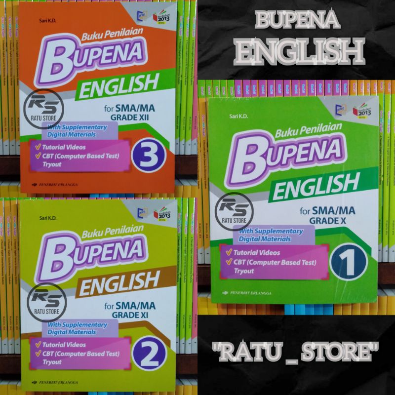 Jual Buku Bupena English SMA Kelas 10 11 12 X XI XII 1 2 3 Kurikulum