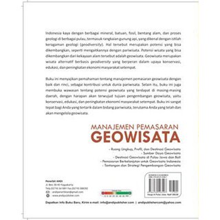 Jual Buku Manajemen Pemasaran Geowisata Indonesia Shopee Indonesia