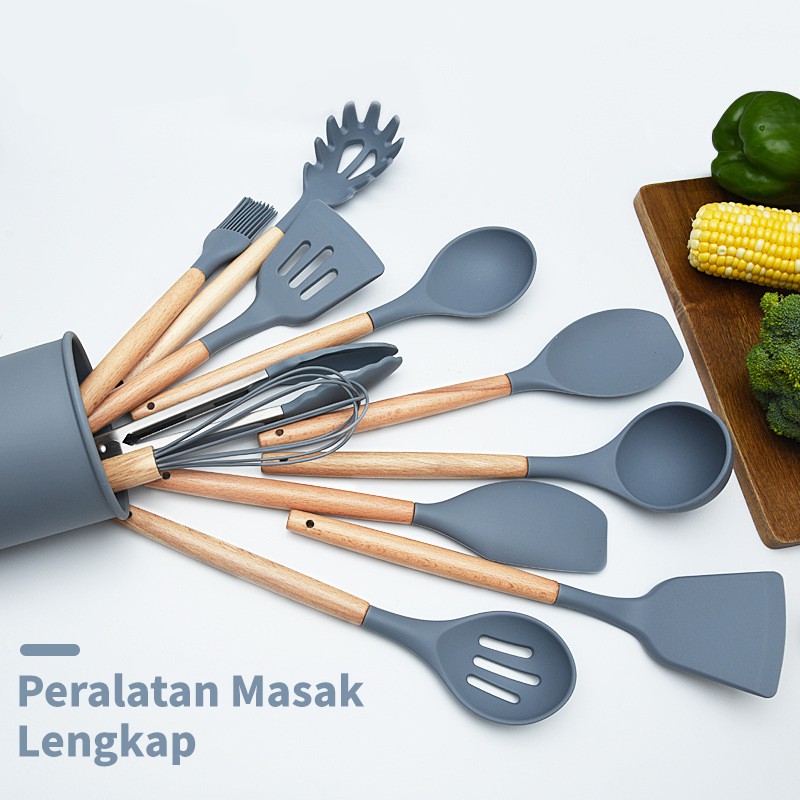 Jual Starlight Spatula Set Alat Masak Silicone Utensile Kitchen Set