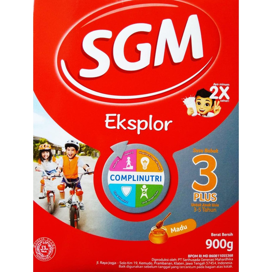 Jual Sgm Eksplor Plus Complinutri Rasa Madu Coklat Vanilla