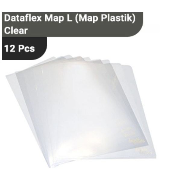 Jual MAP L PLASTIK CLEAR SLEEVE BENING MURAH A4 F4 LUSIN 12 PCS