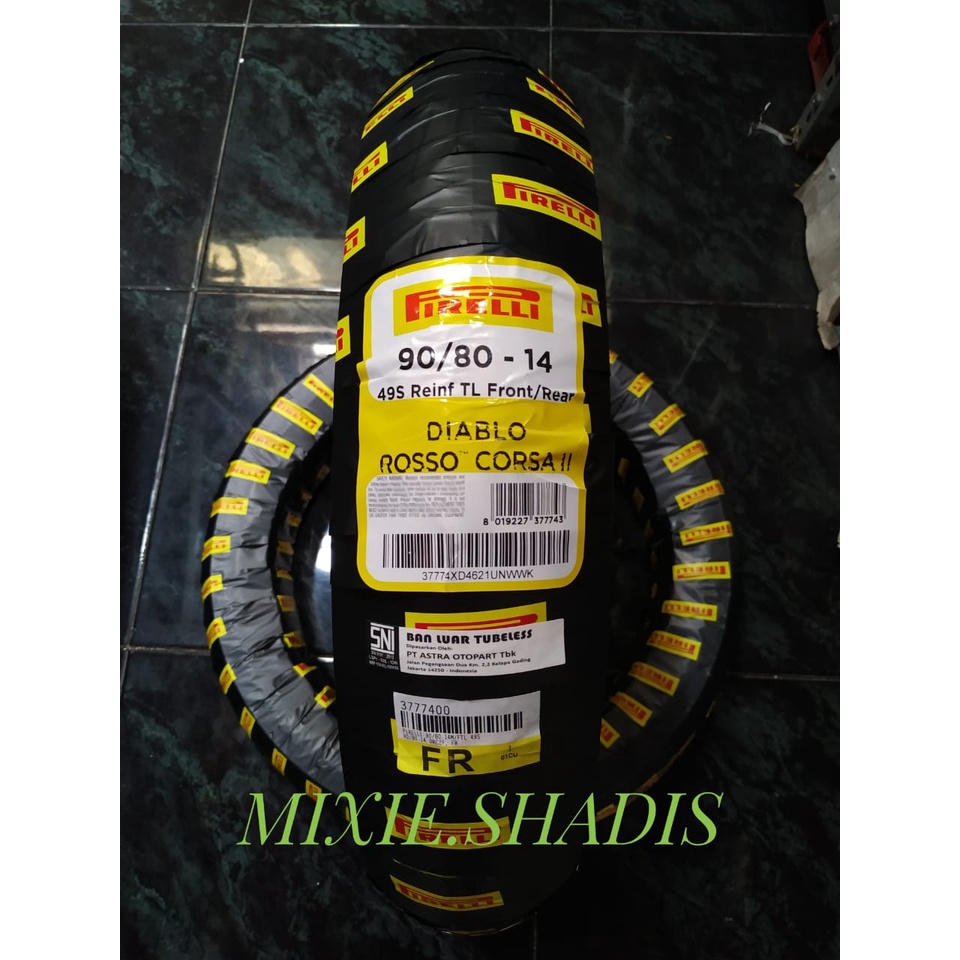 Jual Ban Motor Merk Pirelli Tubeless Tipe Diablo Rosso Corsa II Ukuran