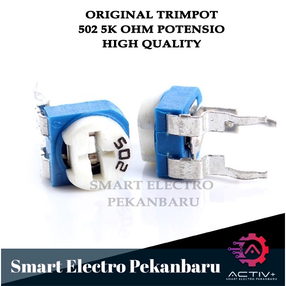 Jual ORIGINAL TRIMPOT 502 5K OHM POTENSIO METER Trimmer Variable