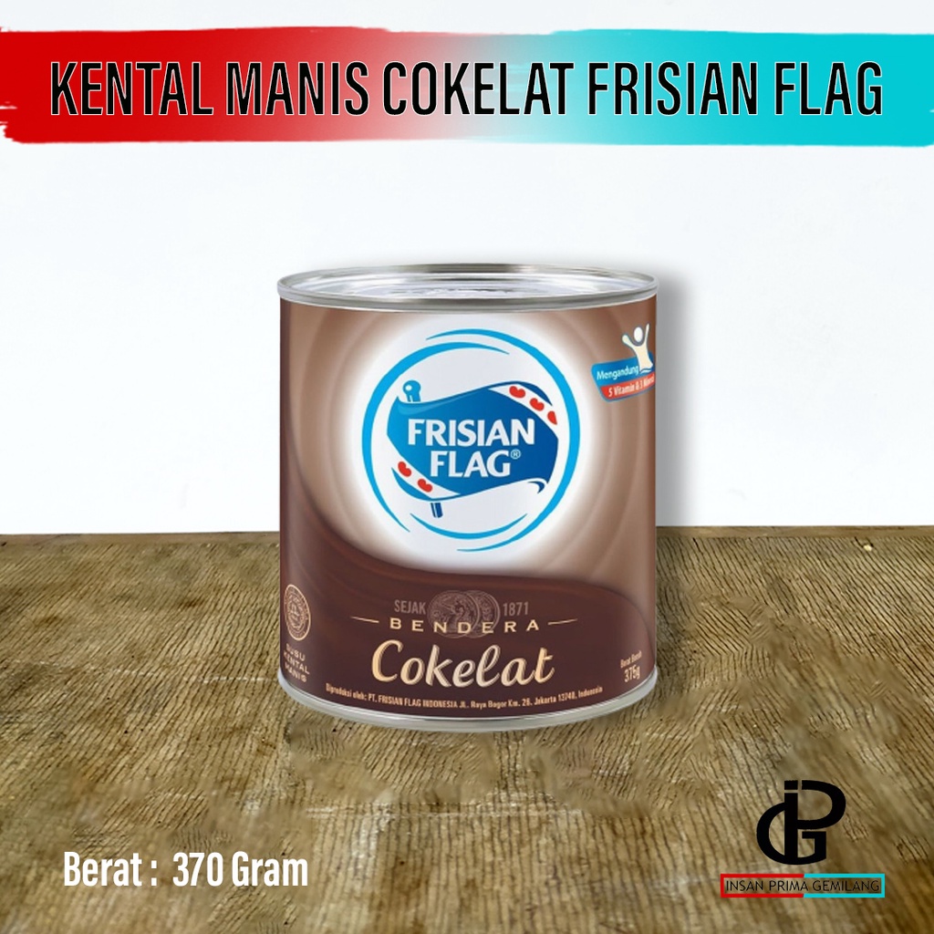 Jual Susu Bendera Kental Manis Cokelat Frisian Flag Kaleng Gr