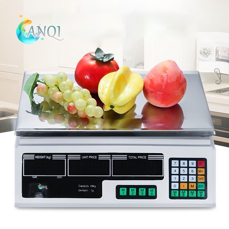 Jual ANQI Digital Computing Scale 40kg Double Display Timbangan