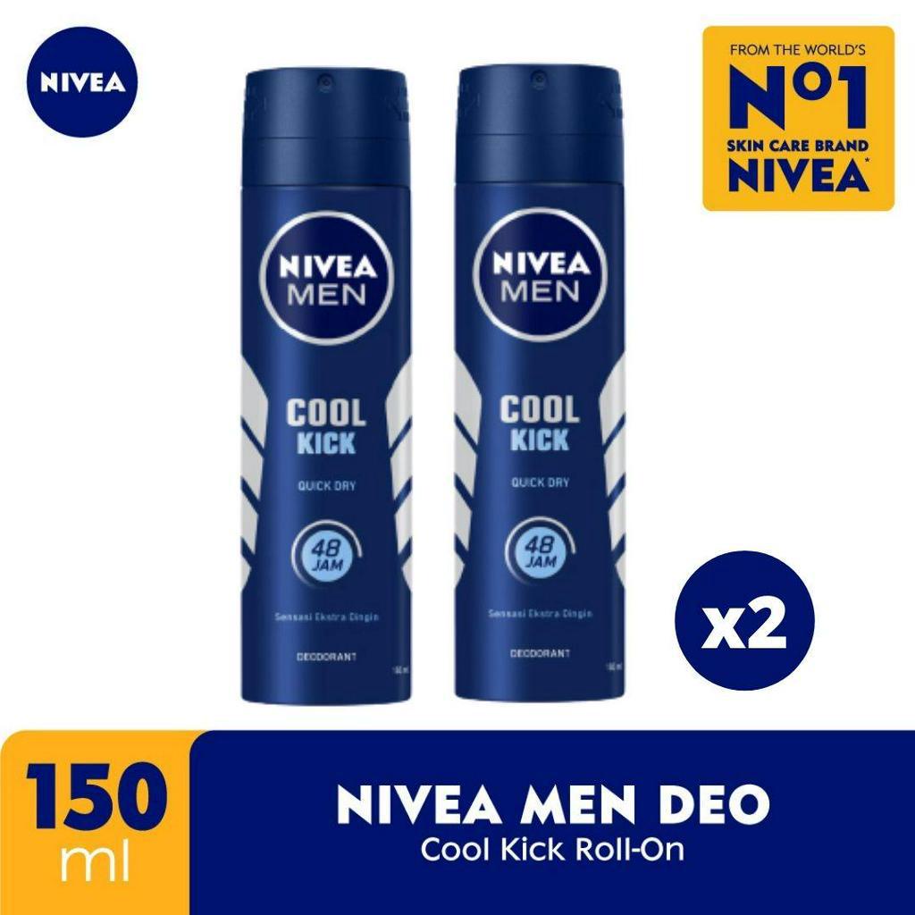 Jual Nivea Men Deodorant Cool Kick Spray Ml X Shopee Indonesia