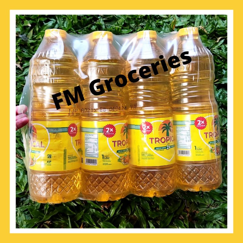 Jual Minyak Goreng Tropical 1 Liter Kemasan Botol Minyak Goreng 1