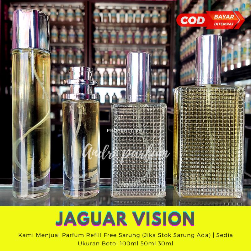 Jual Parfum JAGUAR VISION Aroma Tahan Lama Non Alkohol Isi 100ML 50ML