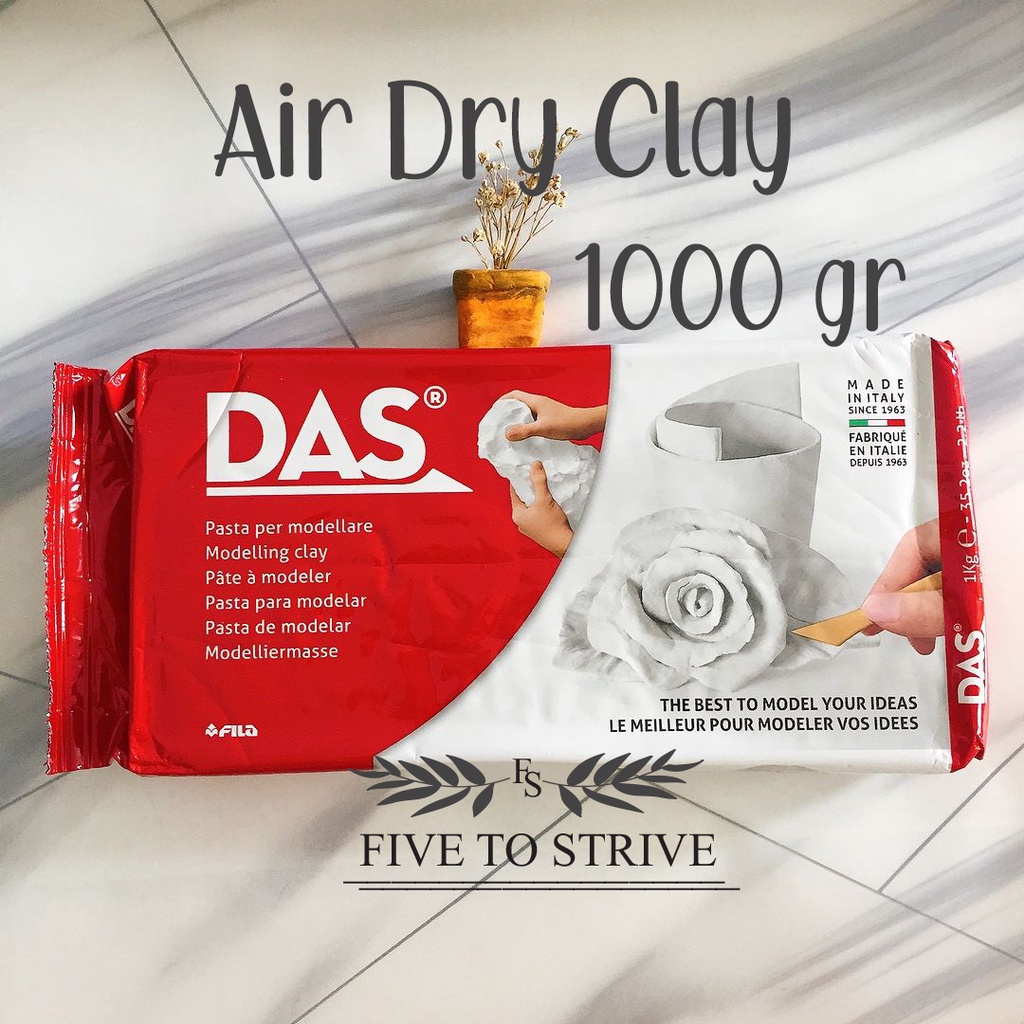 Jual Das Air Dry Clay Gr White Tanah Liat Putih Das Modelling