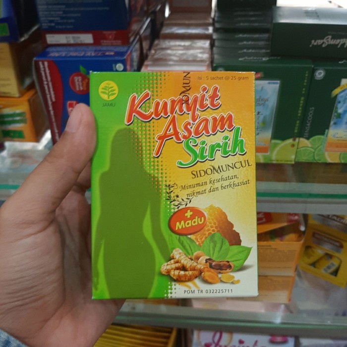 Jual Sidomuncul Kunyit Asam Sirih Isi Sachet Shopee Indonesia