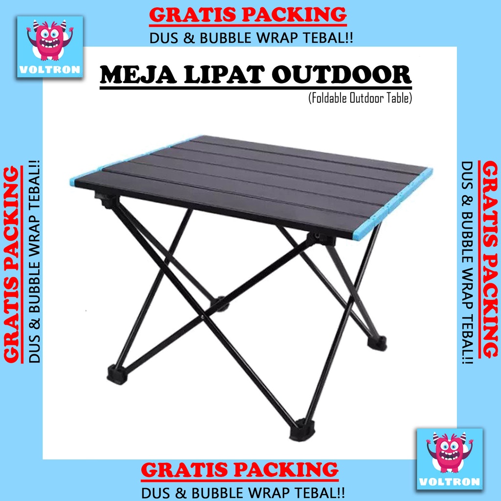 Jual Meja Lipat Outdoor Camping Pantai Ultralight Aluminium Shopee