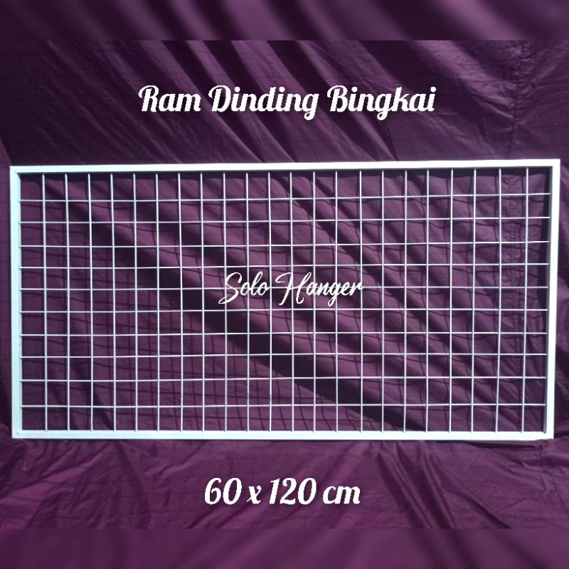 Jual Ram Aksesoris Bingkai Besi Tebal 60x120 Cm Display Pajangan