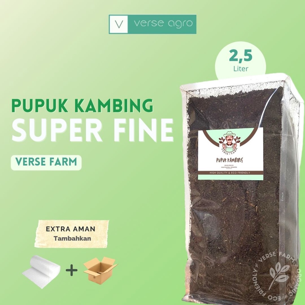 Jual Verse Farm Pupuk Organik Kohe Kambing Murni Grade Super Fine