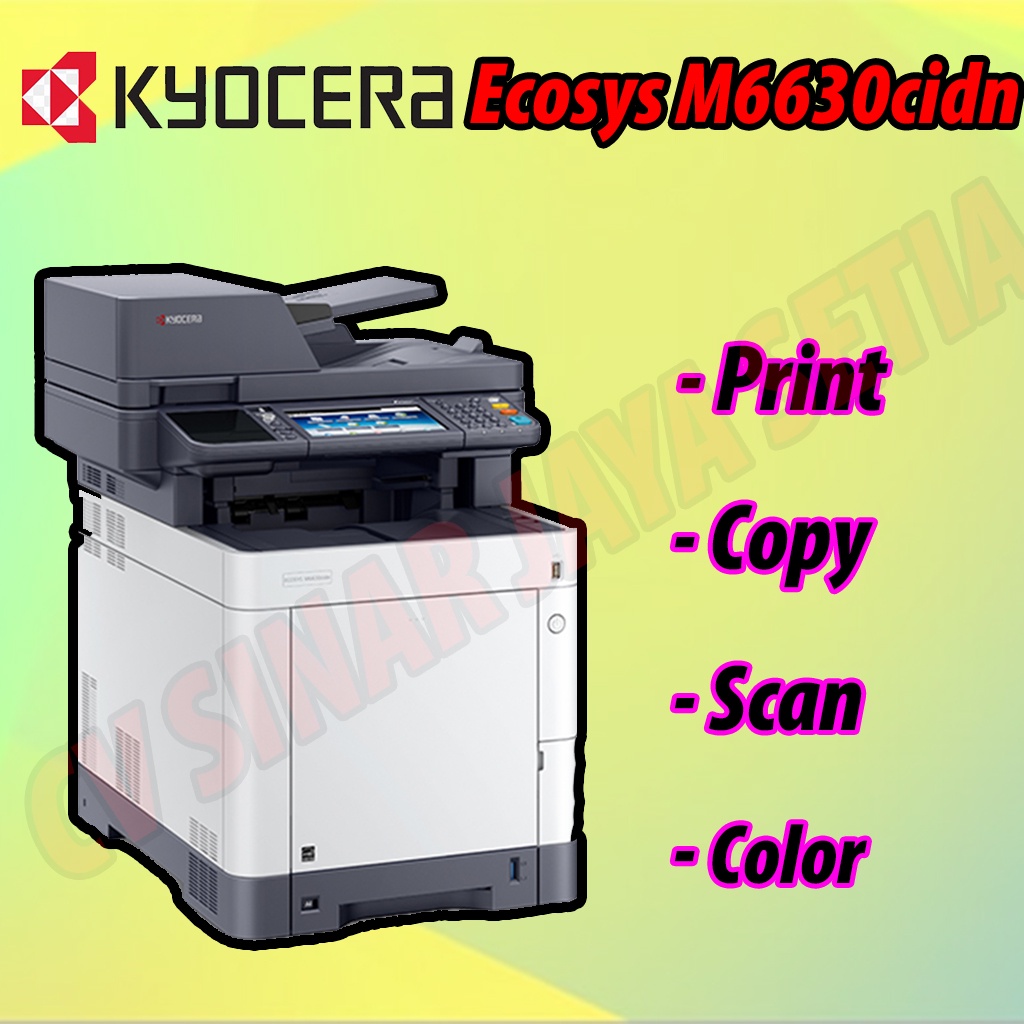 Jual Mesin Fotocopy Color Kyocera Ecosys M Cidn Color Print Scan