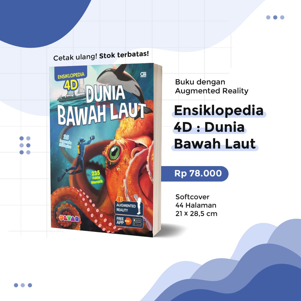 Jual Ensiklopedia 4D Dunia Bawah Laut Devar Entertainment Original