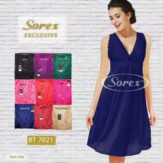 Jual Baju Tidur Wanita Lingerie Satin Premium Exclusive Sorex 7021