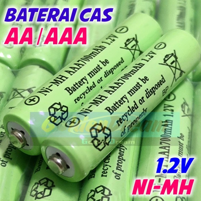 Jual Baterai Cas Hijau AA AAA 1 2v Rechargeable Battery Batere Charger