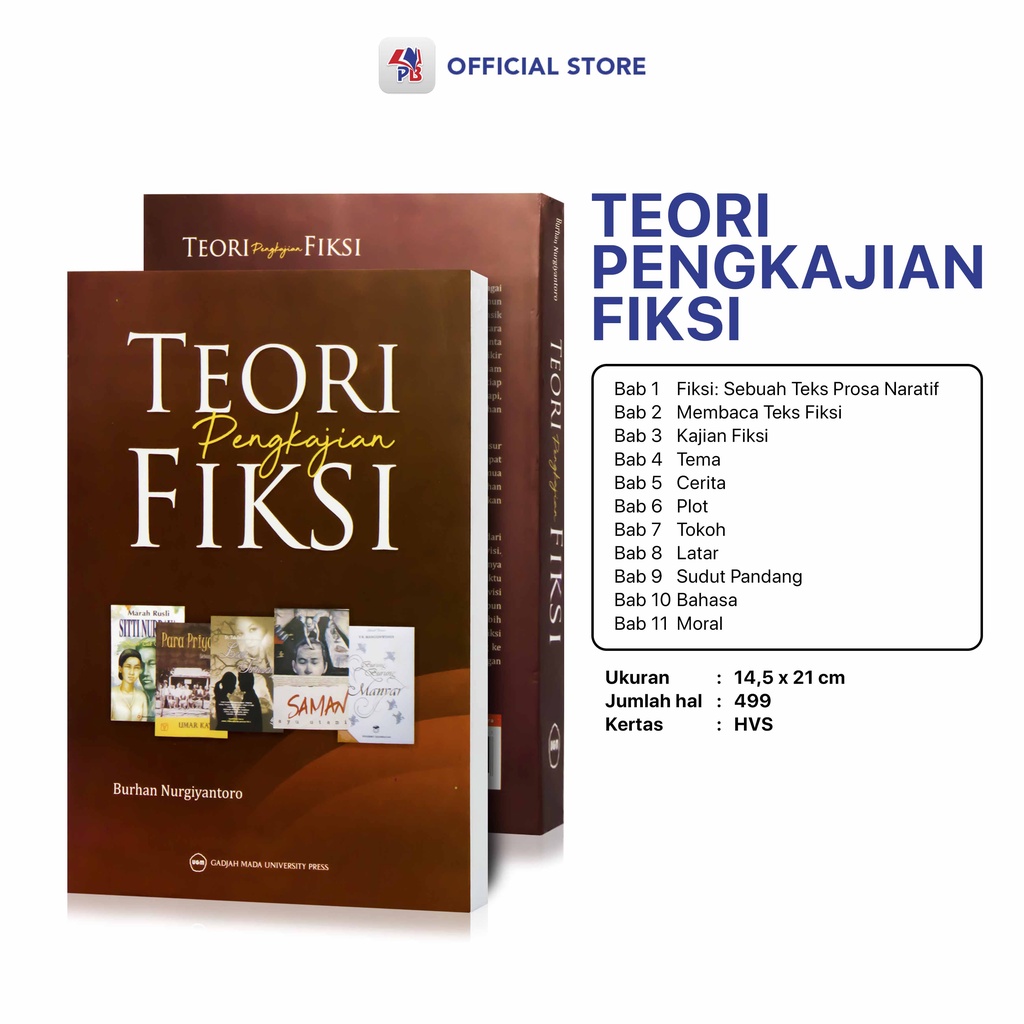 Jual Buku Teori Pengkajian Fiksi Ugm Press Burhan Nurgiyanto Buku