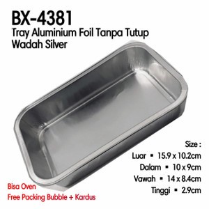 Jual Aluminium Tray Bx Wadah Aluminium Foil Tray Bx Best