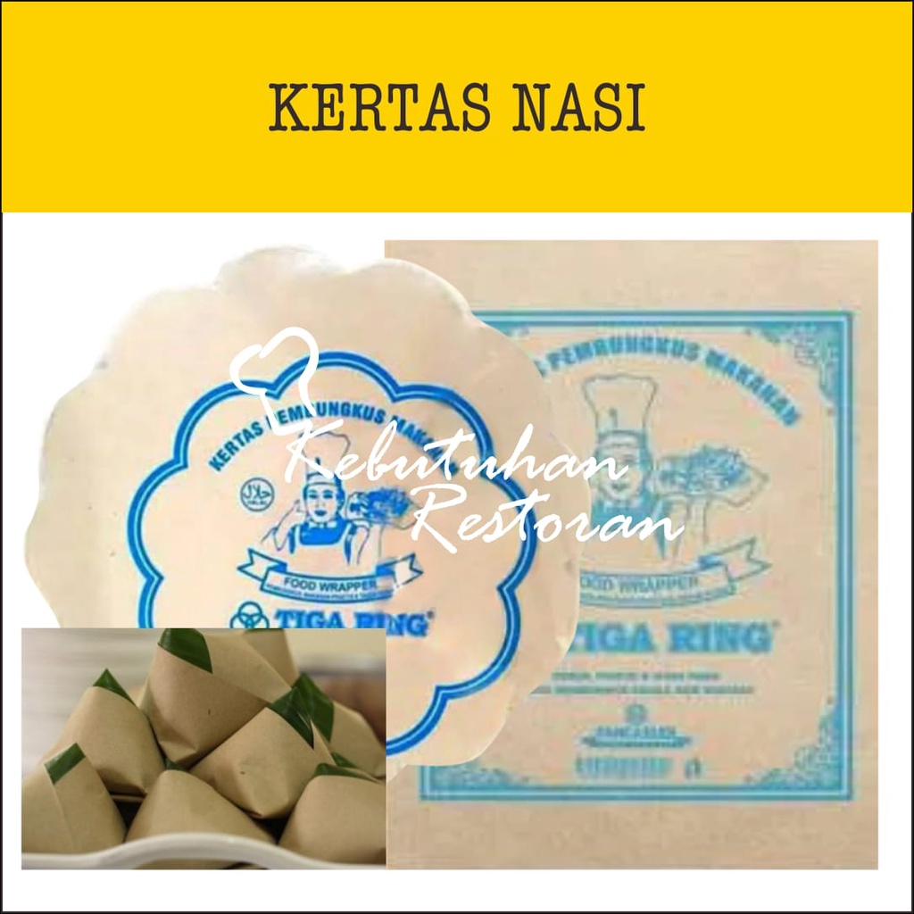 Jual Kertas Nasi Kertas Nasi Coklat Bentuk Bunga Kotak Shopee