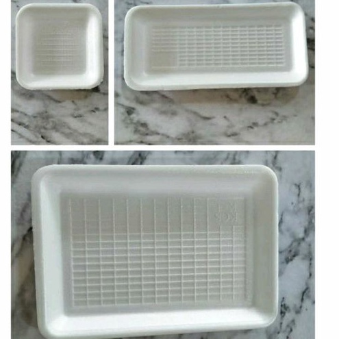 Jual Foam Tray Pcs Alas Makanan Berbagai Ukuran Lepek Buah Daging