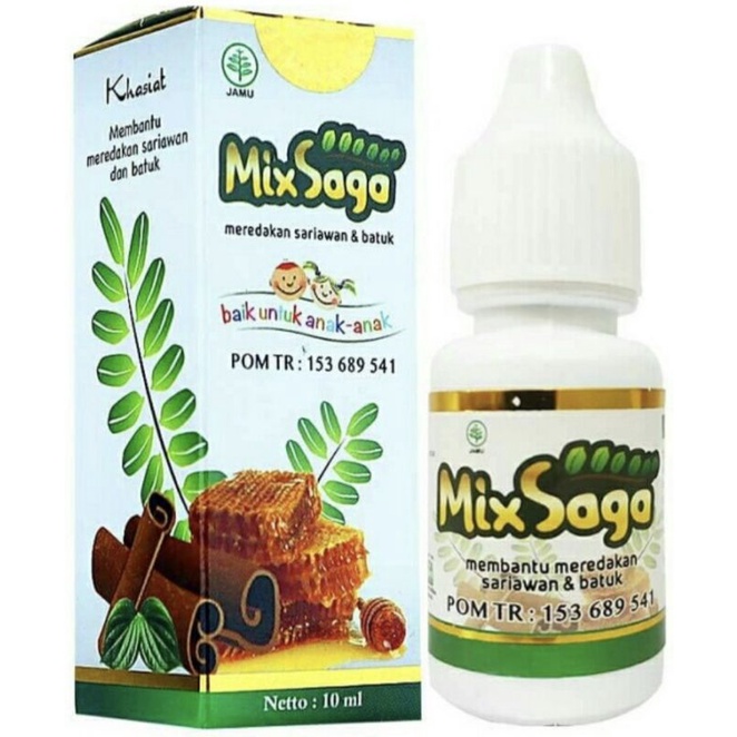 Jual Mix Saga Tetes Herbal Sariawan Dan Batuk Shopee Indonesia