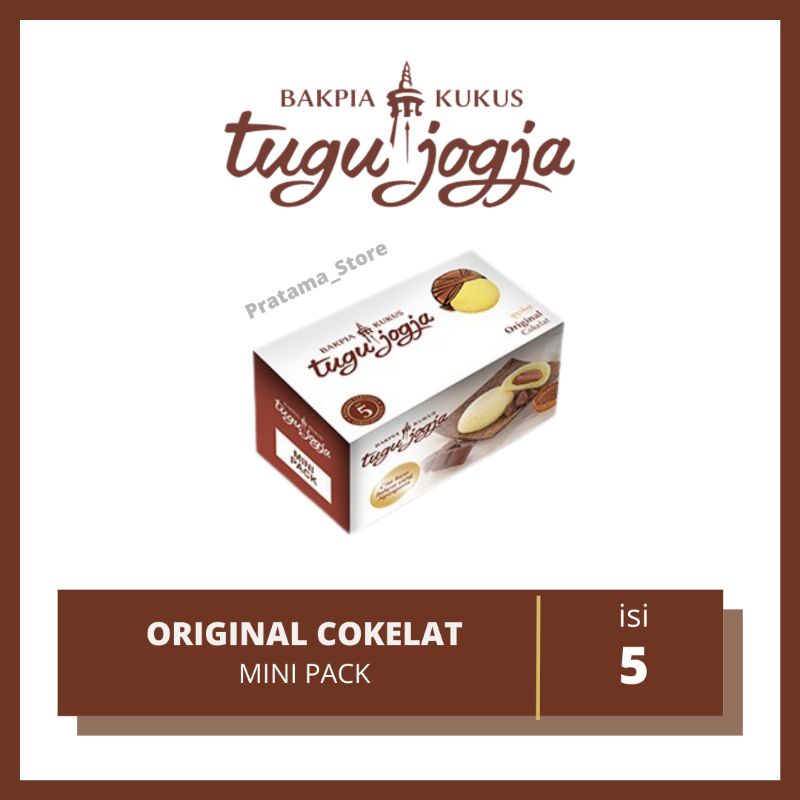 Jual Bakpia Kukus Tugu Jogja Original Cokelat Mini Pack Indonesia