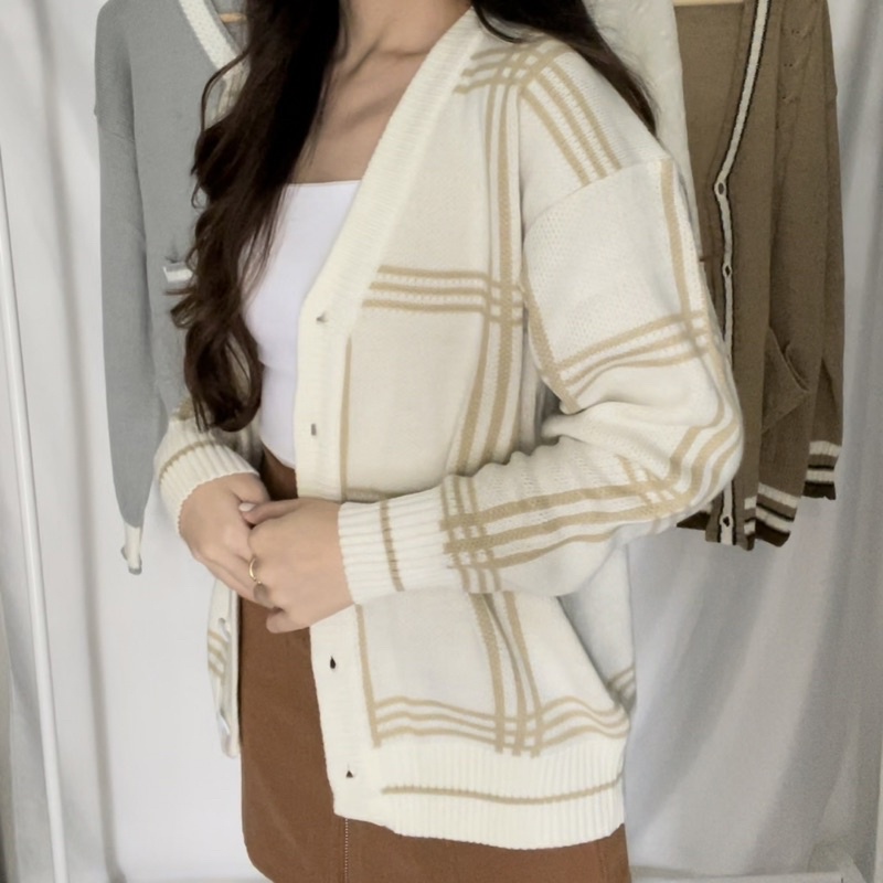 Jual Cardigan Rajut Wanita Import Indonesia Shopee Indonesia