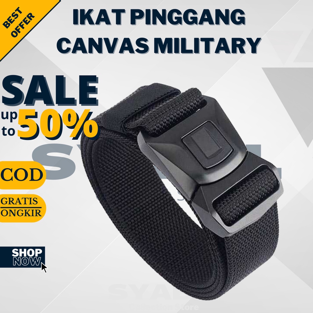 Jual Tali Ikat Pinggang Nilon Military Tactical Ikat Pinggang Militer