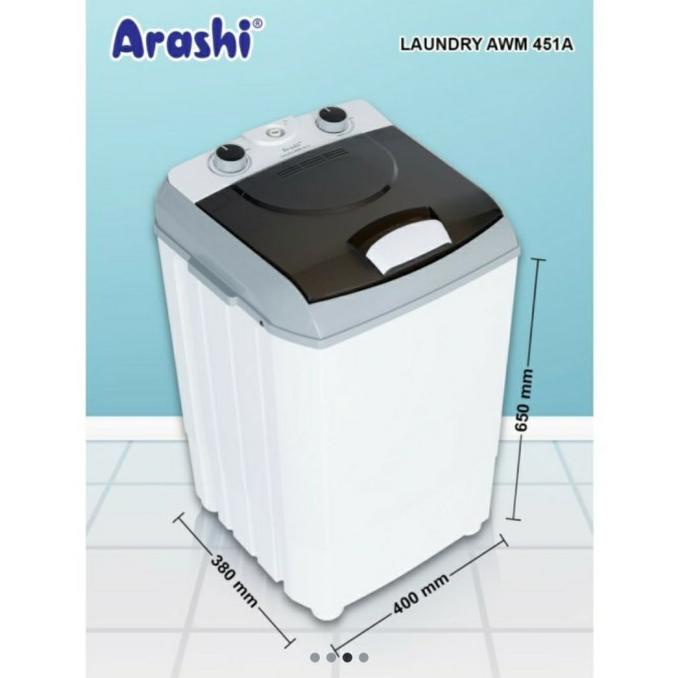 Jual Mesin Cuci Mini Portable Arashi Awm A Kg Mesin Cuci