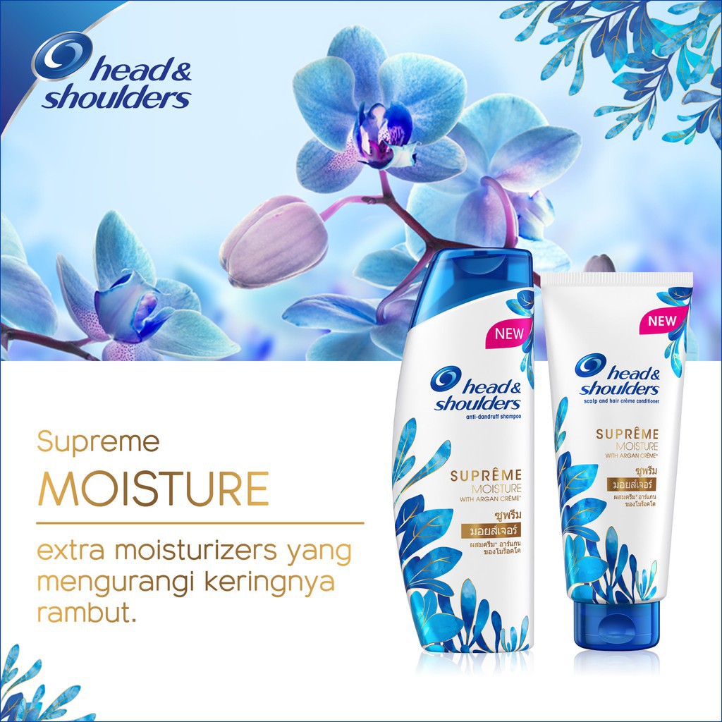 Jual Head Shoulders Supreme Moisture Shampoo Ml Indonesia Shopee