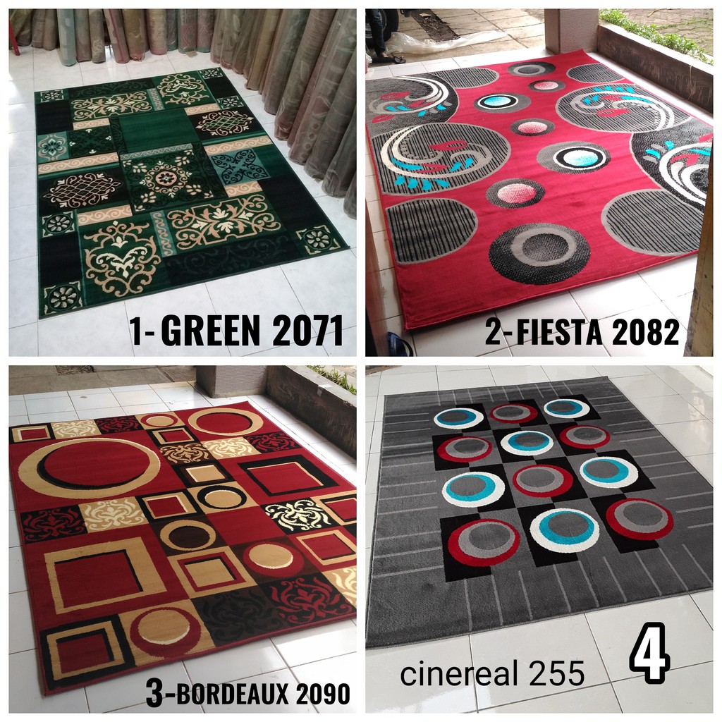 Jual Karpet Permadani Moderno X Cm Ukuran Jumbo Shopee Indonesia