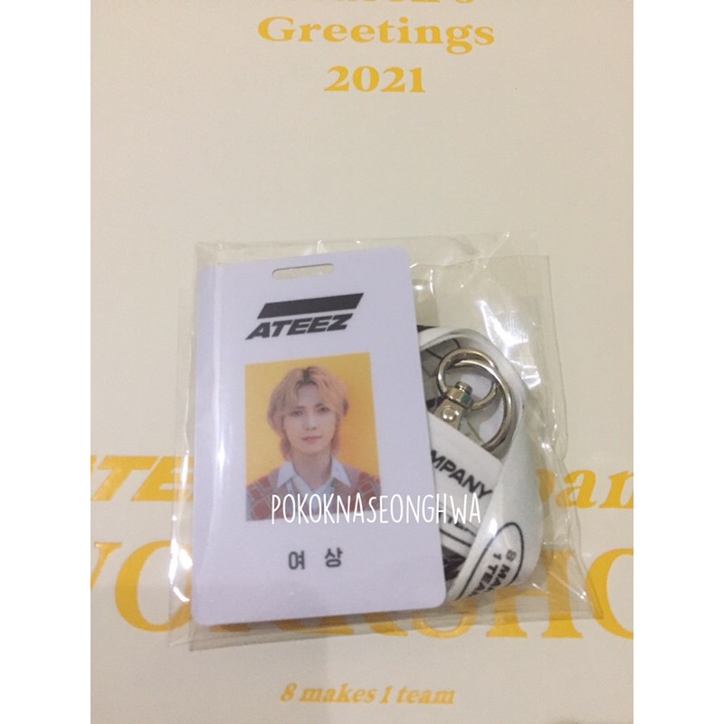 Jual PELUNASAN ID Card Yeosang Ateez Season Greetings 2021 Shopee