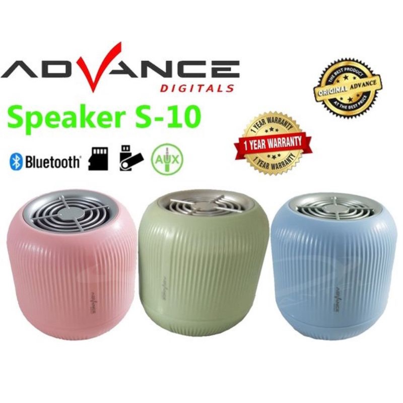 Jual Speaker Bluetooth Music Box Advance S10 Shopee Indonesia