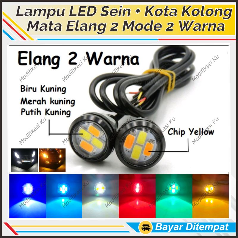 Jual Lampu Led Mqta Elang Sen Warna Drl Led Eagle Eye Mata Elang