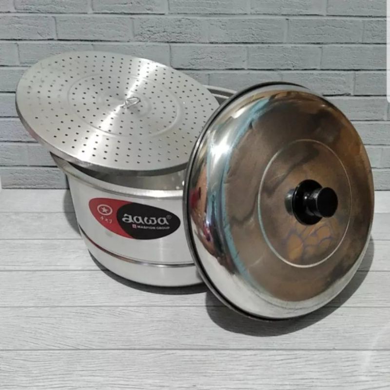 Jual Dandang Panci Ekonomi Merk Jawa Maspion Ukuran Cm Shopee